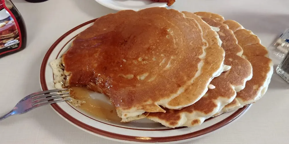 Full Order Pancakes and Side of Crispy Bacon